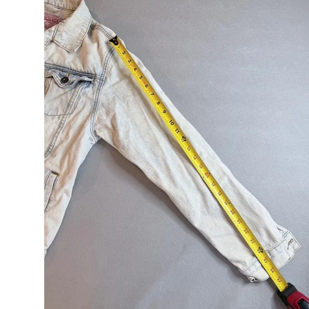 Brooklyn Cloth Light Wash Denim Trucker Jacket Mens Large [Excellent]